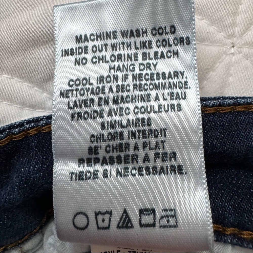 Joe’s Jeans Women's Mardi Straight Ankle Dark Faded Blue Denim Jeans Size 25 - Picture 5 of 12
